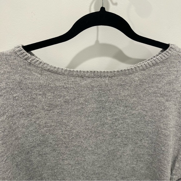 Trouve Gray Asymmetrical Sweater Size M - Picture 6 of 8